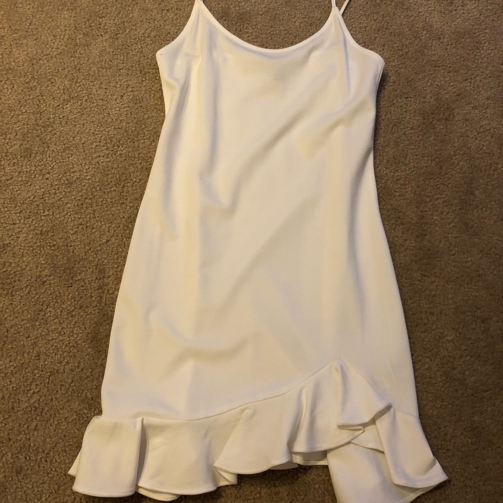 White 🤍 Cami Ruffle Forever 21 Mini Dress - Picture 7 of 7